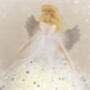 Large Light Up Silver Angel Christmas Tree Topper, thumbnail 2 of 6
