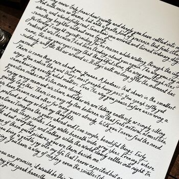 Fully Personalised Handwritten Letter With Purple Wax Seal, 3 of 8