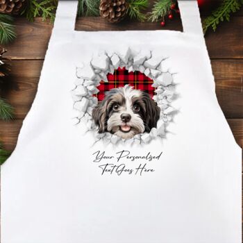 Personalised Christmas Havanese Break Through, 4 of 10