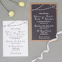 Fairy Light Wedding Invitation Full Sample Set, thumbnail 1 of 6