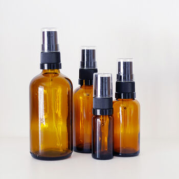 Mini Amber Glass Atomiser Spray Bottle, 9 of 9