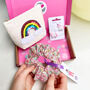 Personalised Glitter Rainbow Gift Set For Girls, thumbnail 1 of 7