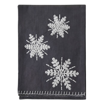 Grey Snowflake Table Runners, 2 of 3