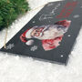 Personalised Traditional Santa Nice List Slate Hanging Plaque 25 X 15cm, thumbnail 4 of 6