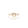 Solid 9ct Gold Infinity Love Knot Ring, thumbnail 1 of 2