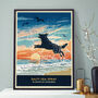 Seaside German Shepherd Print. Limited Edition Dog Lover’s Gift, thumbnail 1 of 10