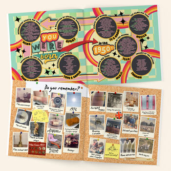 Personalised 70th Birthday Book 'Memory Lane', 7 of 12