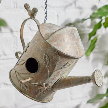 Hanging Watering Can Bird House, 3 of 8