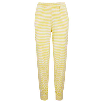 Yellow And Cream Striped Pyjama Sleep Pants, 3 of 3