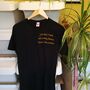 Personalised Hand Embroidered Navy T Shirt, thumbnail 7 of 12