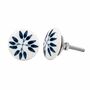 Midnight Fern Round Ceramic Knob, thumbnail 2 of 10