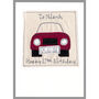 Personalised Car 18th Birthday Card For Him Or Her, thumbnail 2 of 9