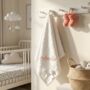 Personalised White Knitted Blanket With Bow, thumbnail 6 of 10