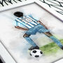 Boys Football Personalised Art Print, thumbnail 1 of 6