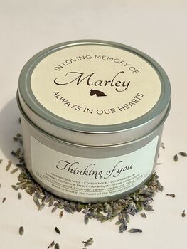 Horse Sympathy Candle Gift Set With Hidden Gemstone Heart, 11 of 11