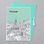 Personalised Toulouse Print, thumbnail 10 of 10