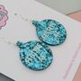 Festive Af Glitter Christmas Resin Earrings, thumbnail 3 of 4