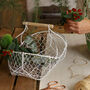 Personalised Wire Garden Flower Basket, thumbnail 3 of 11