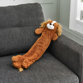 Extra Long Plush Hot Water Bottle 72cm Spaniel, 3 of 3
