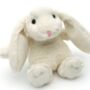 Cream Bunny Mini Toy With Personalised Heart, Boxed, thumbnail 1 of 4