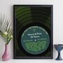 Personalised 25th Wedding Anniversary Print Music Gift 2000, thumbnail 11 of 12