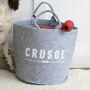 Dog Toy And Accessory Basket, thumbnail 2 of 6