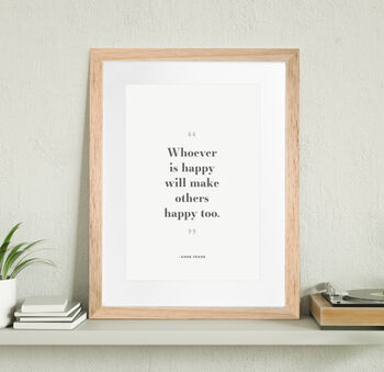 Use Your Own Words Personalised Quote Print, 6 of 9