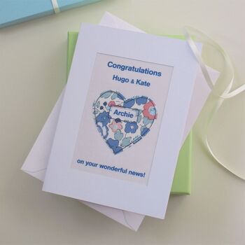 New Baby Welcome Card, 2 of 7