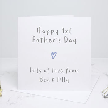 First Father's Day Card, 2 of 3