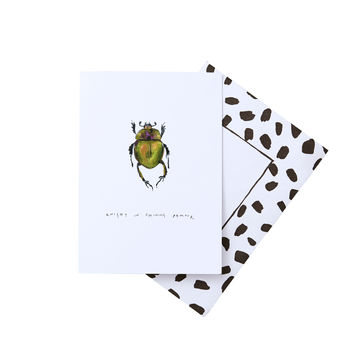 Knight In Shining Armour Beetle Valentines Card, 2 of 2