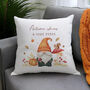 Personalised Autumn Gonk Cushion For Home, thumbnail 3 of 4