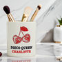 Personalised Cherry Make Up Brush Holder, thumbnail 1 of 3