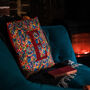 Bright Floral Liberty Fabric Cushion, thumbnail 3 of 7