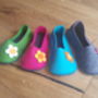 Children's Felt Flower Slippers By Isolyn, thumbnail 4 of 9