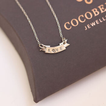 Banner Word Necklace *Any Word You Want, 6 of 7