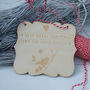 Personalised Engraved Wooden Robin Card, thumbnail 2 of 2