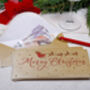 Christmas Money Envelopes With Santa On Sleigh Design For Gift Cards, Concert Tickets And Vouchers, thumbnail 1 of 3