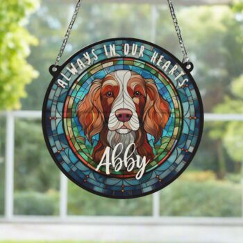 Welsh Springer Memorial Suncatcher, 4 of 6