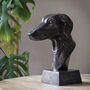 Greyhound Bust Ornament, thumbnail 2 of 2