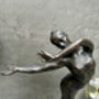 Black Sculpted Dancer Figurine – 29cm Dancing Ornament, thumbnail 7 of 12