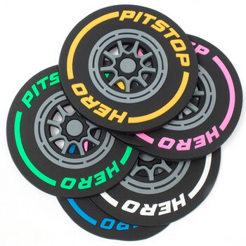 F1 Gift Playing Cards And Five Formula One Coasters Set, 4 of 9