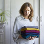 Fair Trade Luxury Soft Fine Knit Merino Cowl Poncho, thumbnail 1 of 12