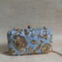 Sky Blue Rectangular Clutch Bag, thumbnail 2 of 8