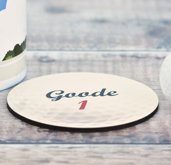 Personalised Golf Ball Coaster, 4 of 4