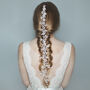 Pearl Wedding Hair Vine “Hallie”, thumbnail 1 of 3