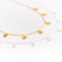 Silver Mini Hammered Disc Necklace, thumbnail 3 of 3