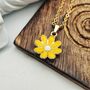 Boho Daisey Colourful Sun Flower Floral Charm Necklace, thumbnail 4 of 4