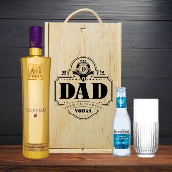 Au Vodka And Lemonade Father's Day Gift Set With Glass, 2 of 7