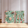 Set Of Two Chinoiserie Floral Bird Art Prints, thumbnail 2 of 4