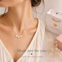 Personalise Multi Hearts Silver Gold Rose Gold Necklace Initials Engraved, thumbnail 5 of 10